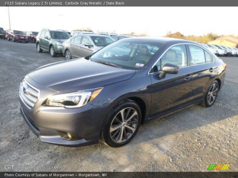 Carbide Gray Metallic / Slate Black 2015 Subaru Legacy 2.5i Limited