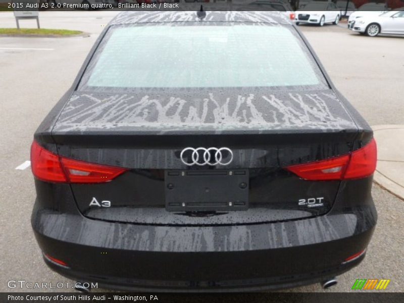 Brilliant Black / Black 2015 Audi A3 2.0 Premium quattro