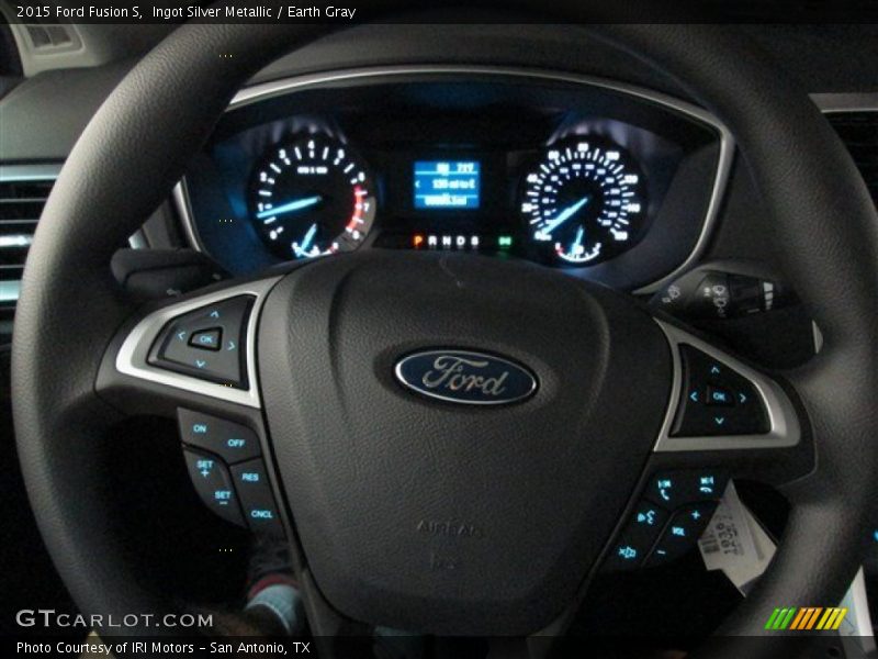 Ingot Silver Metallic / Earth Gray 2015 Ford Fusion S