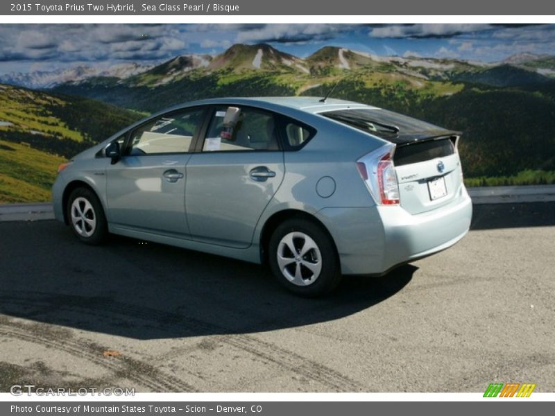 Sea Glass Pearl / Bisque 2015 Toyota Prius Two Hybrid