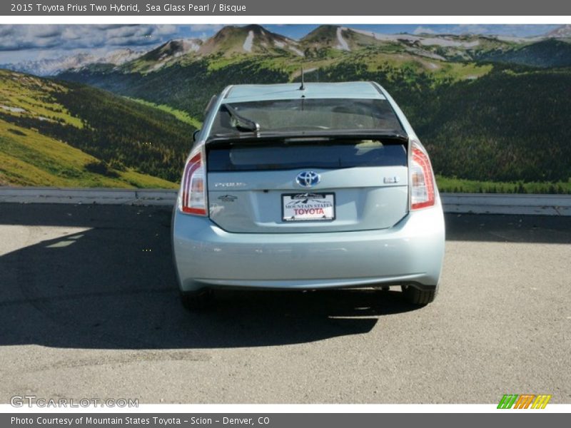 Sea Glass Pearl / Bisque 2015 Toyota Prius Two Hybrid