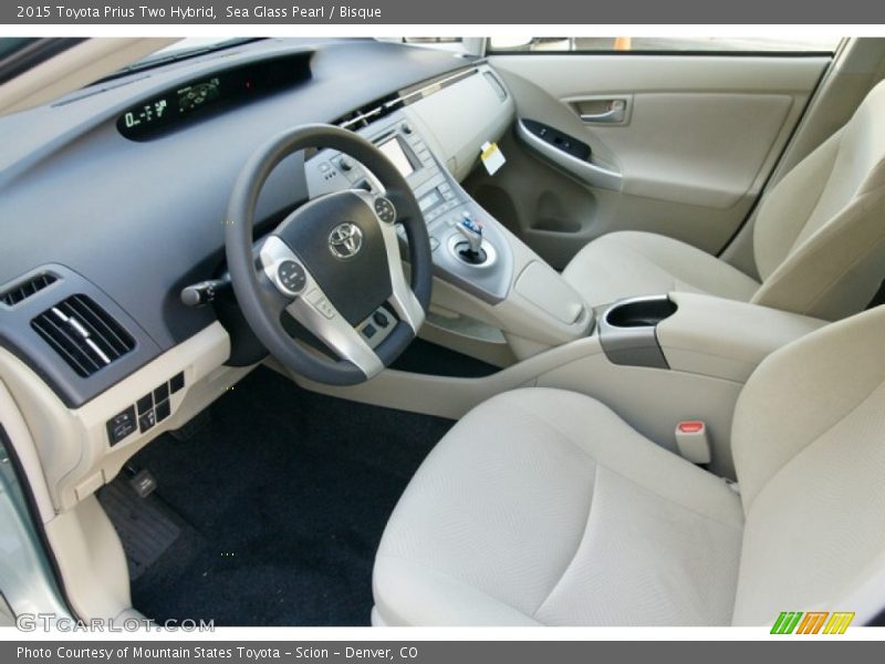  2015 Prius Two Hybrid Bisque Interior