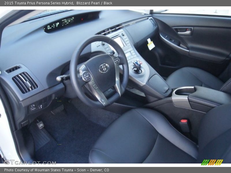 Blizzard Pearl / Black 2015 Toyota Prius Persona Series Hybrid