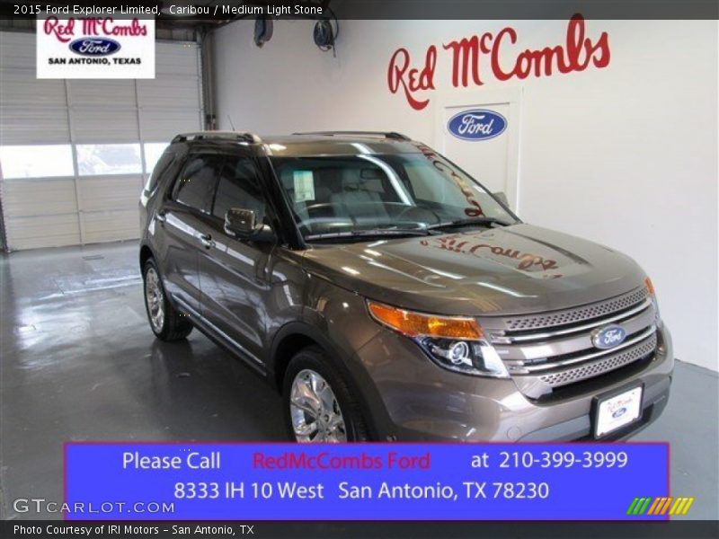 Caribou / Medium Light Stone 2015 Ford Explorer Limited