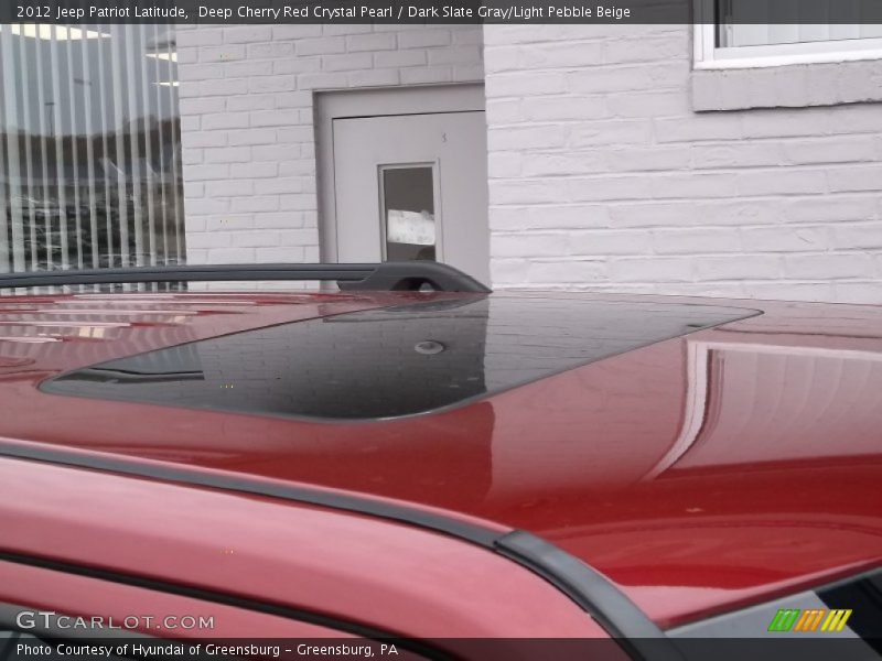 Deep Cherry Red Crystal Pearl / Dark Slate Gray/Light Pebble Beige 2012 Jeep Patriot Latitude