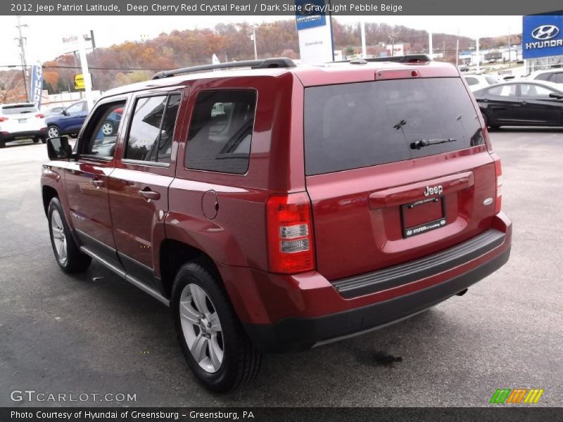 Deep Cherry Red Crystal Pearl / Dark Slate Gray/Light Pebble Beige 2012 Jeep Patriot Latitude