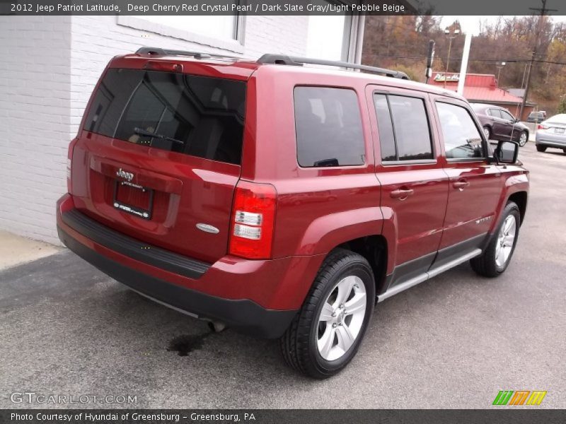 Deep Cherry Red Crystal Pearl / Dark Slate Gray/Light Pebble Beige 2012 Jeep Patriot Latitude