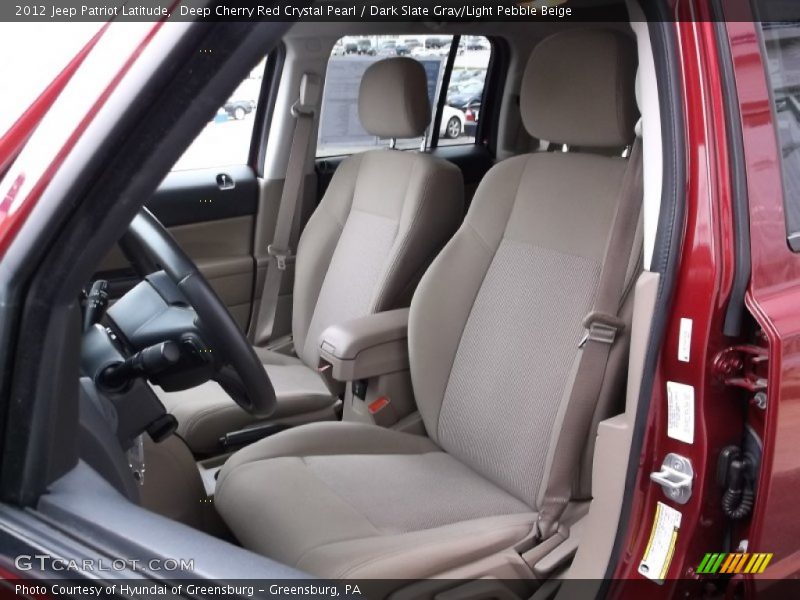 Deep Cherry Red Crystal Pearl / Dark Slate Gray/Light Pebble Beige 2012 Jeep Patriot Latitude
