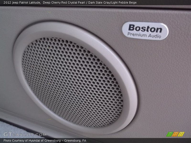 Deep Cherry Red Crystal Pearl / Dark Slate Gray/Light Pebble Beige 2012 Jeep Patriot Latitude