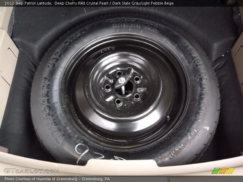 Deep Cherry Red Crystal Pearl / Dark Slate Gray/Light Pebble Beige 2012 Jeep Patriot Latitude