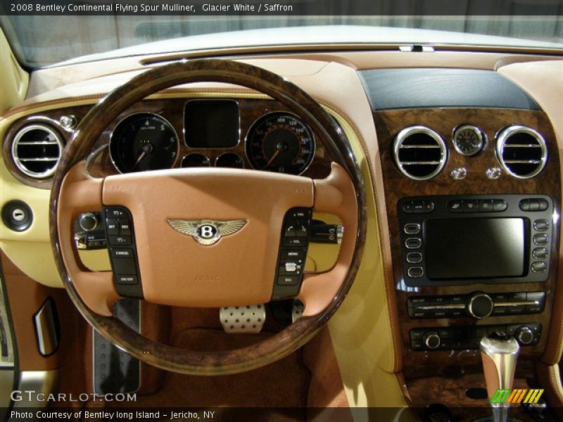Glacier White / Saffron 2008 Bentley Continental Flying Spur Mulliner