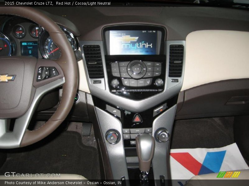 Red Hot / Cocoa/Light Neutral 2015 Chevrolet Cruze LTZ