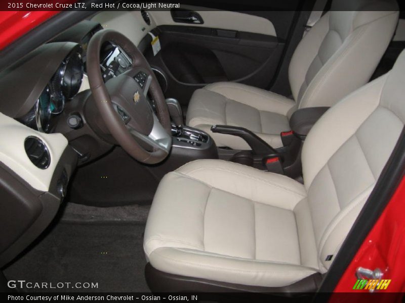 Red Hot / Cocoa/Light Neutral 2015 Chevrolet Cruze LTZ