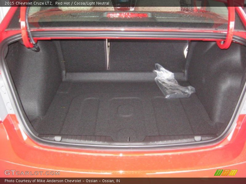 Red Hot / Cocoa/Light Neutral 2015 Chevrolet Cruze LTZ