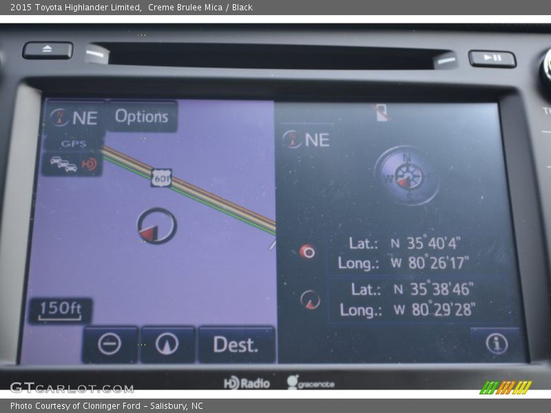 Creme Brulee Mica / Black 2015 Toyota Highlander Limited