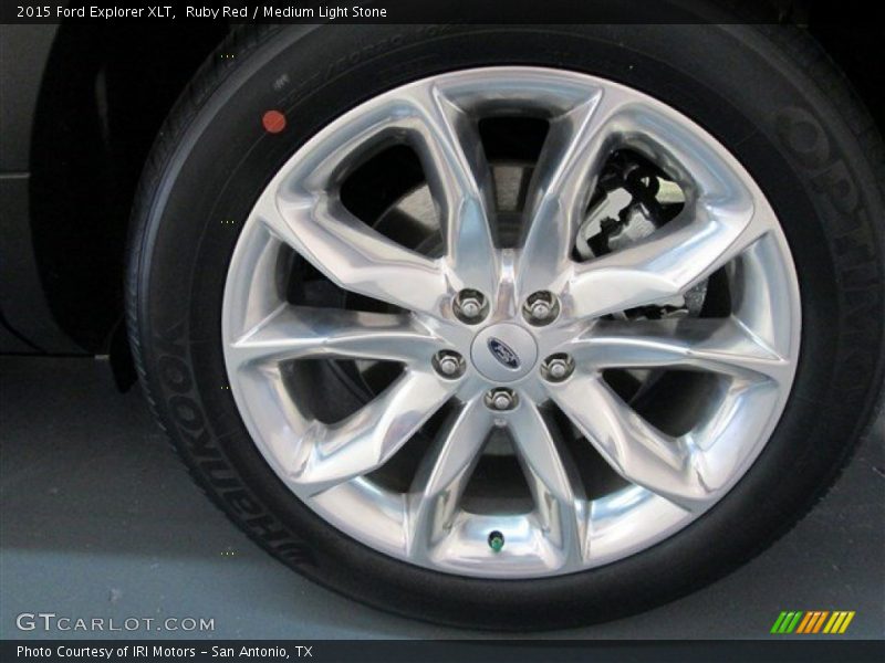 Ruby Red / Medium Light Stone 2015 Ford Explorer XLT