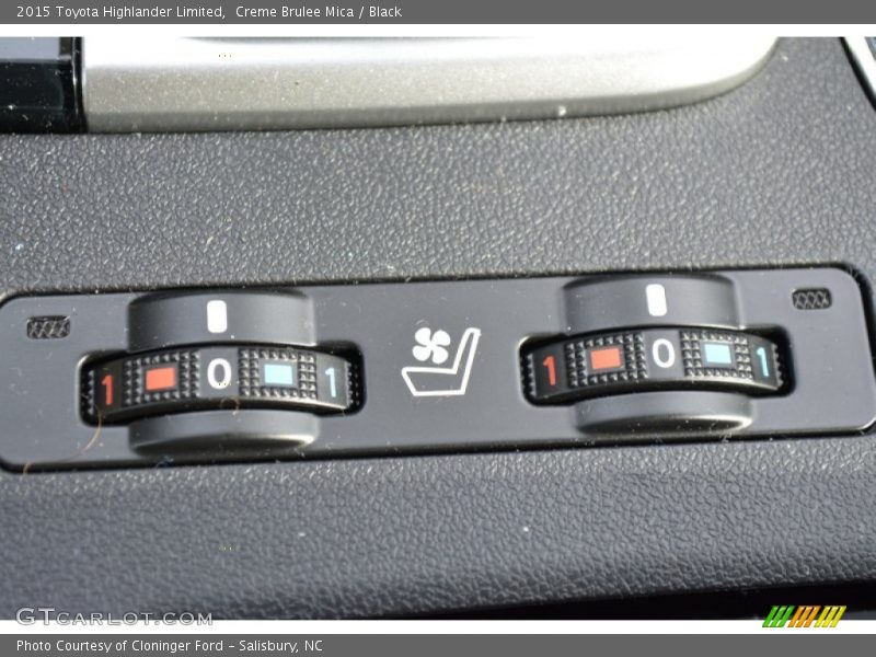 Controls of 2015 Highlander Limited