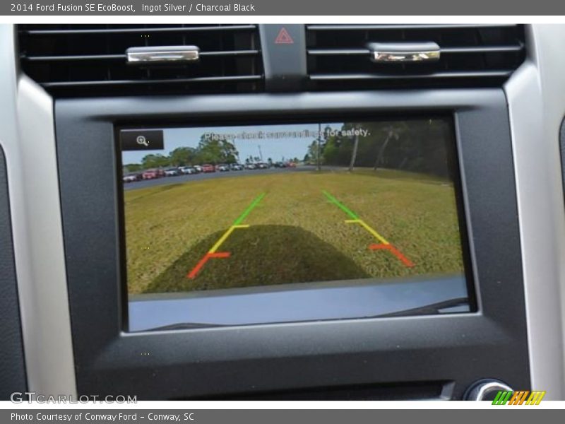 Ingot Silver / Charcoal Black 2014 Ford Fusion SE EcoBoost