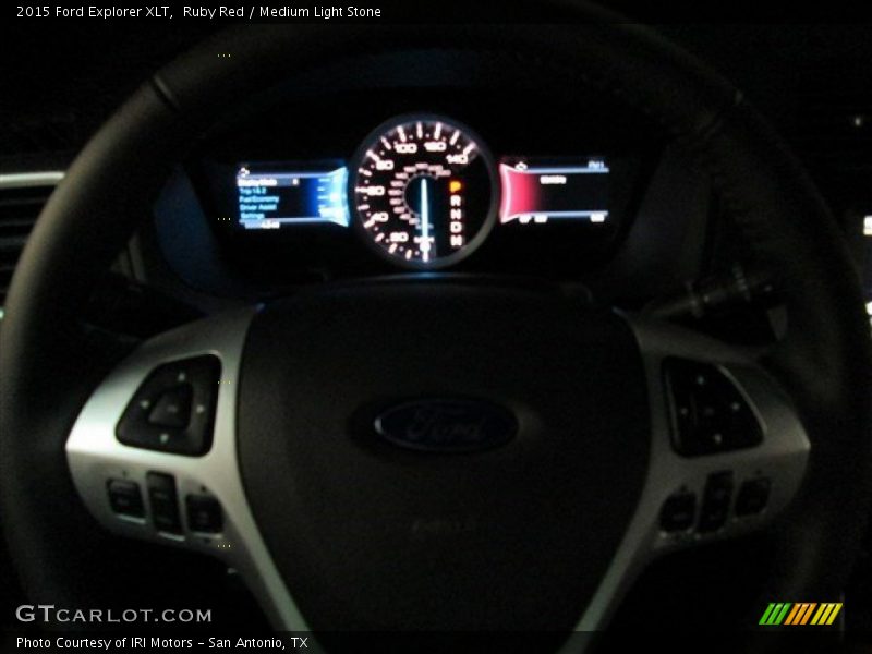 Ruby Red / Medium Light Stone 2015 Ford Explorer XLT