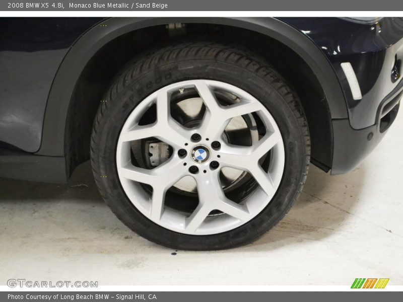 Monaco Blue Metallic / Sand Beige 2008 BMW X5 4.8i