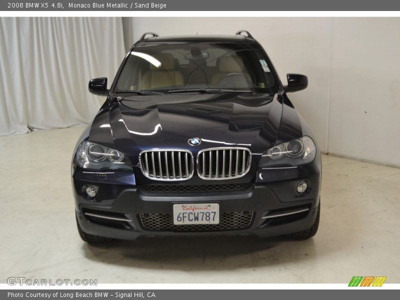 Monaco Blue Metallic / Sand Beige 2008 BMW X5 4.8i