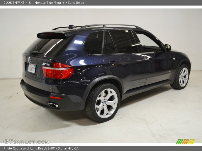 Monaco Blue Metallic / Sand Beige 2008 BMW X5 4.8i