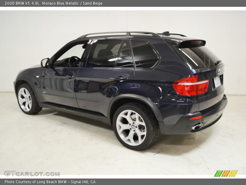 Monaco Blue Metallic / Sand Beige 2008 BMW X5 4.8i