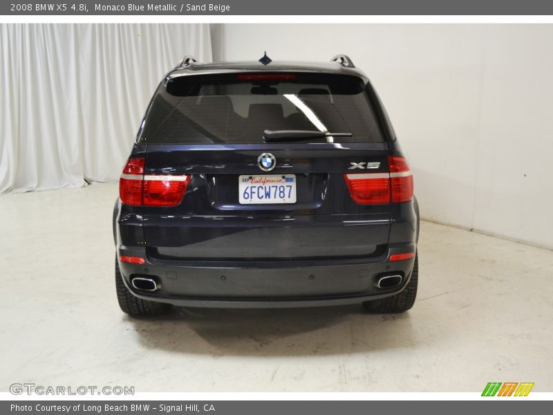 Monaco Blue Metallic / Sand Beige 2008 BMW X5 4.8i