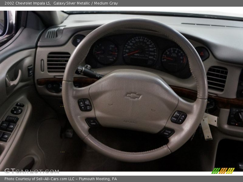 Galaxy Silver Metallic / Medium Gray 2002 Chevrolet Impala LS