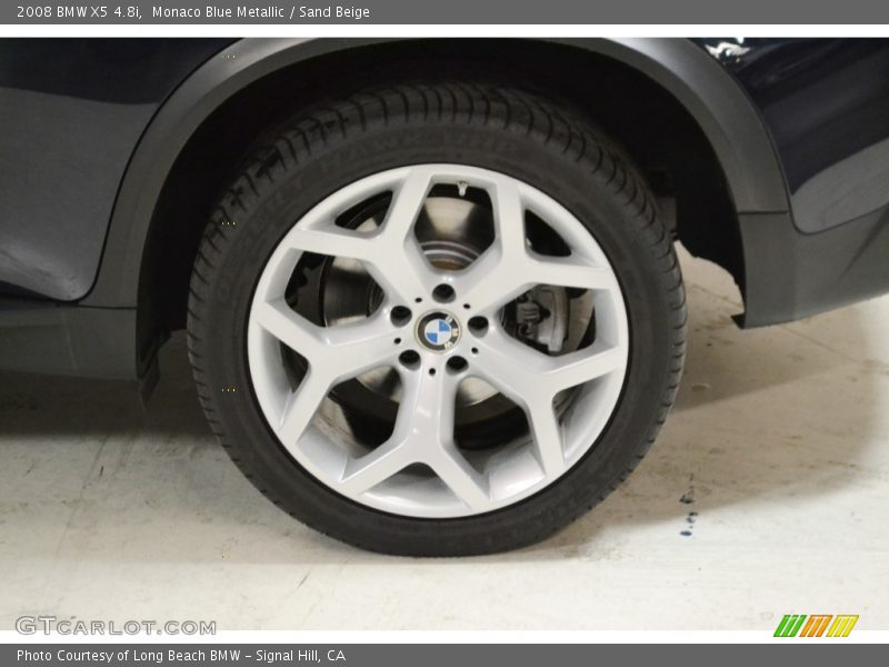 Monaco Blue Metallic / Sand Beige 2008 BMW X5 4.8i