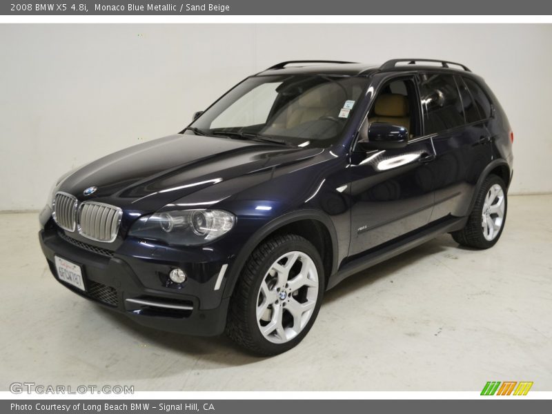 Monaco Blue Metallic / Sand Beige 2008 BMW X5 4.8i