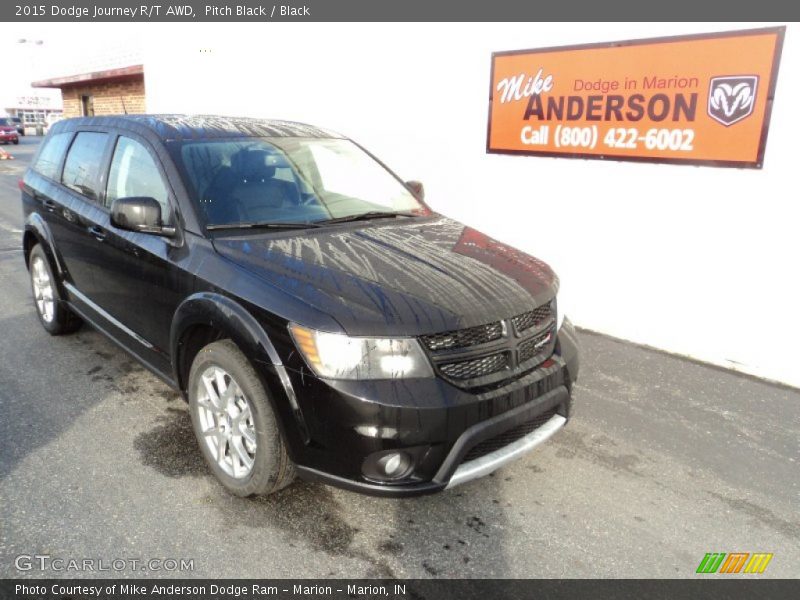 Pitch Black / Black 2015 Dodge Journey R/T AWD