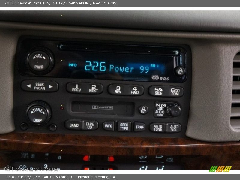 Galaxy Silver Metallic / Medium Gray 2002 Chevrolet Impala LS