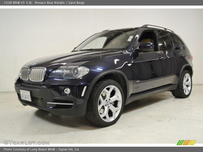 Monaco Blue Metallic / Sand Beige 2008 BMW X5 4.8i