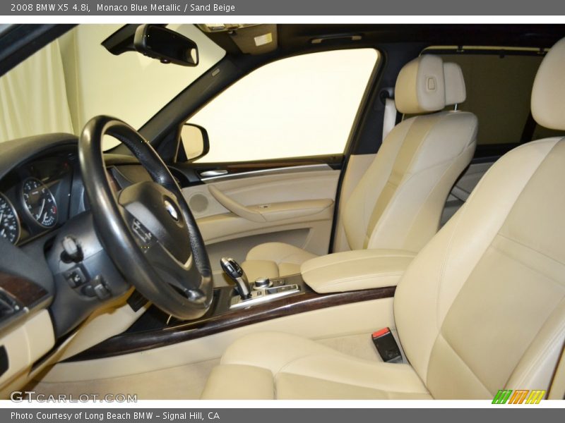 Monaco Blue Metallic / Sand Beige 2008 BMW X5 4.8i
