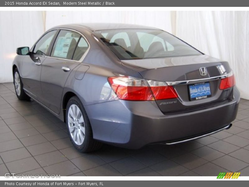 Modern Steel Metallic / Black 2015 Honda Accord EX Sedan