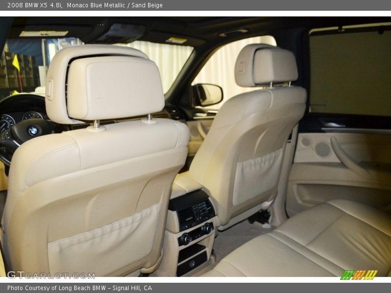 Monaco Blue Metallic / Sand Beige 2008 BMW X5 4.8i