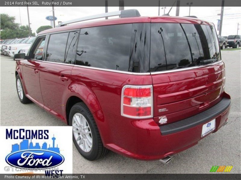 Ruby Red / Dune 2014 Ford Flex SEL