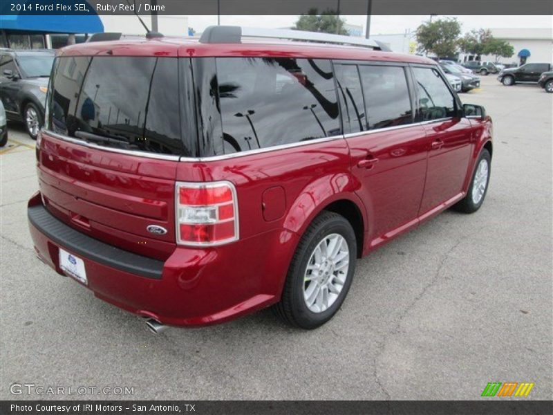 Ruby Red / Dune 2014 Ford Flex SEL