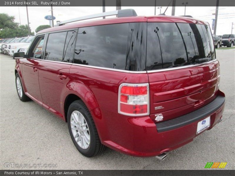 Ruby Red / Dune 2014 Ford Flex SEL