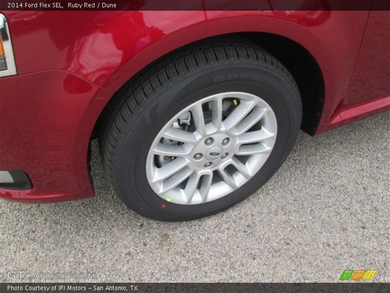 Ruby Red / Dune 2014 Ford Flex SEL