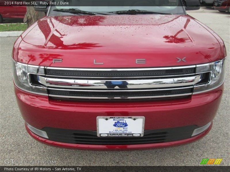 Ruby Red / Dune 2014 Ford Flex SEL