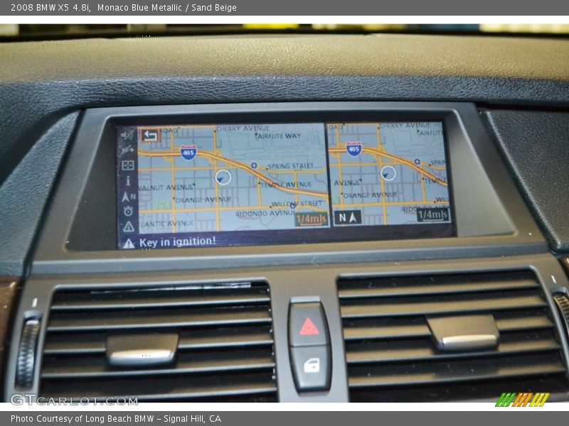 Monaco Blue Metallic / Sand Beige 2008 BMW X5 4.8i