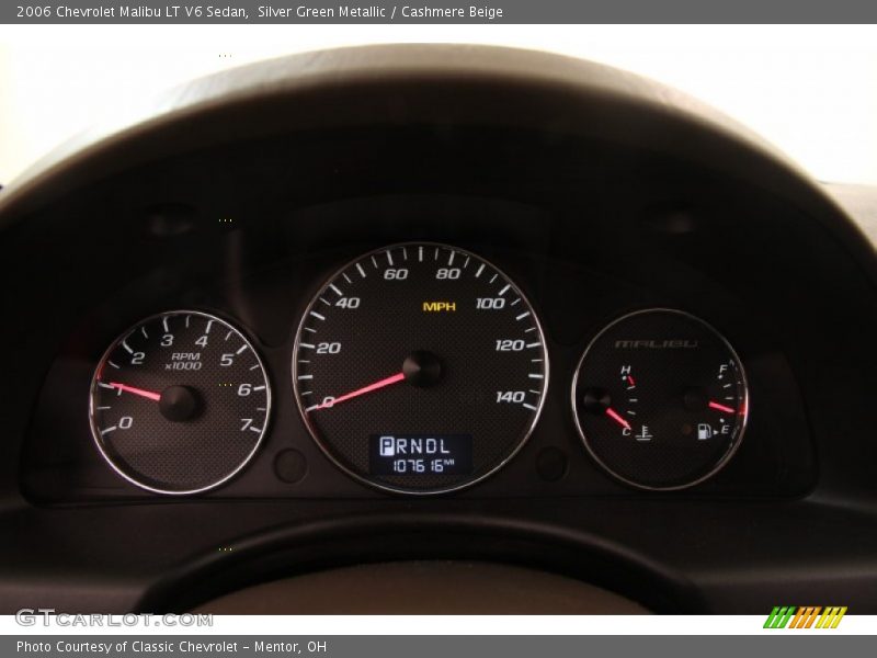 2006 Malibu LT V6 Sedan LT V6 Sedan Gauges