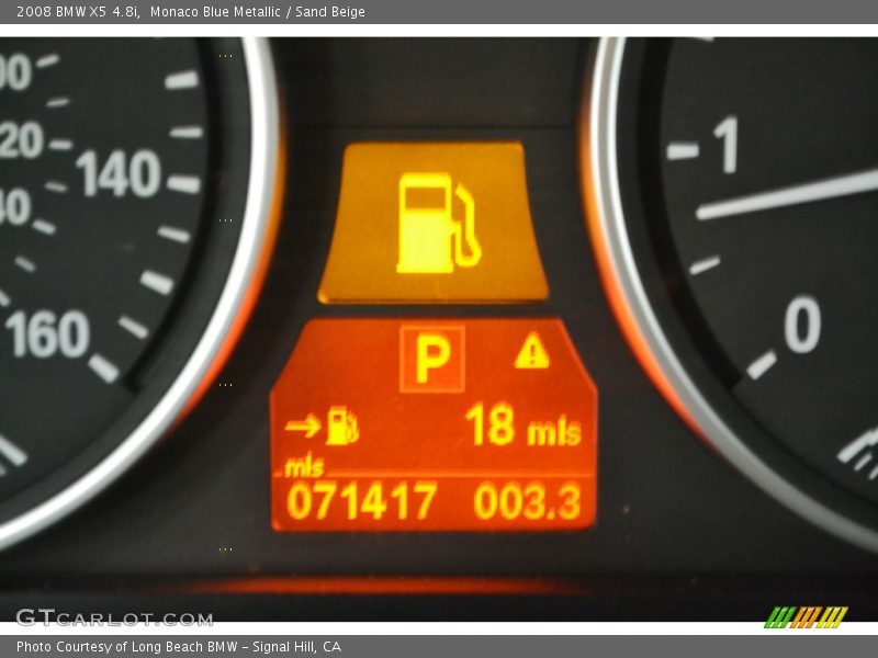 Monaco Blue Metallic / Sand Beige 2008 BMW X5 4.8i