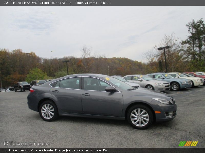 Comet Gray Mica / Black 2011 Mazda MAZDA6 i Grand Touring Sedan