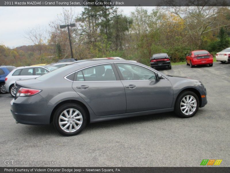 Comet Gray Mica / Black 2011 Mazda MAZDA6 i Grand Touring Sedan