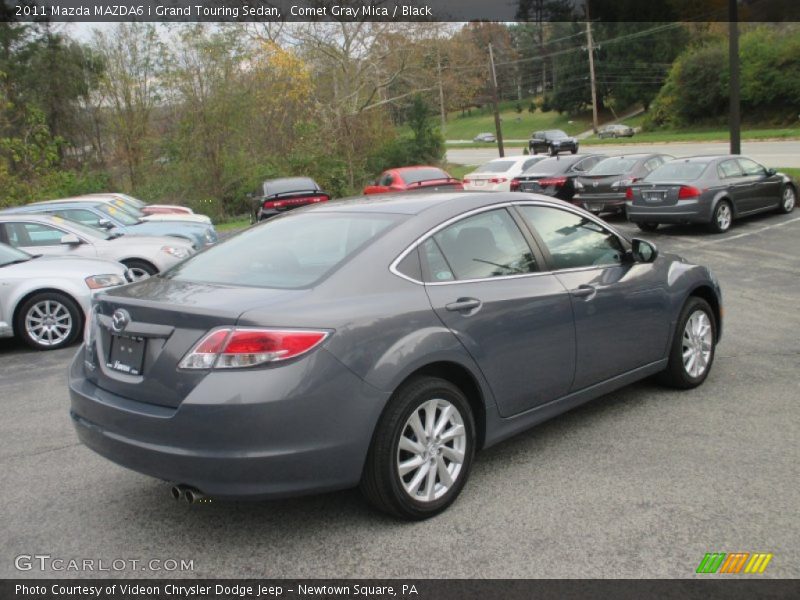 Comet Gray Mica / Black 2011 Mazda MAZDA6 i Grand Touring Sedan