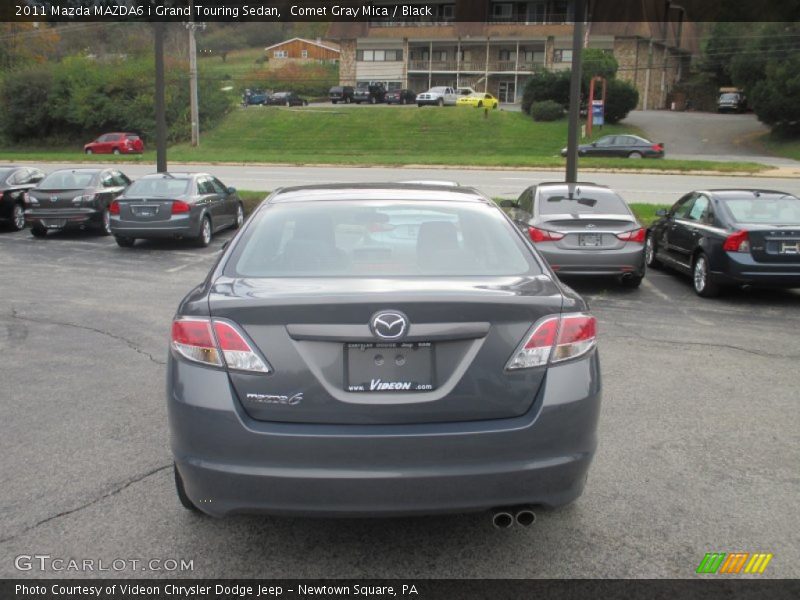 Comet Gray Mica / Black 2011 Mazda MAZDA6 i Grand Touring Sedan