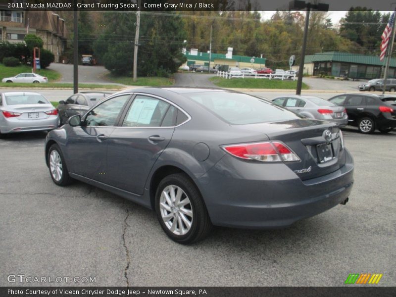 Comet Gray Mica / Black 2011 Mazda MAZDA6 i Grand Touring Sedan